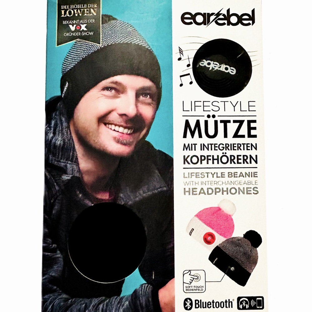 Earebel 'Humber' Beanie with Built-in Wireless AKG Studio-Quality Headphones